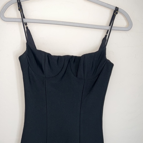 Misha Collection Bodycon Black Midi Dress - Picture 4 of 6